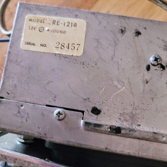 Vintage 1960s Clarion AM/FM Car Radio Stereo RF-121B - Picture 5 of 6